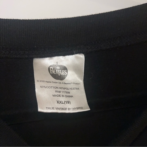 The Beatles Abbey Road Sweatshirt XXL Black Long Sleeve Band Merch Vintage Style - Picture 3 of 4